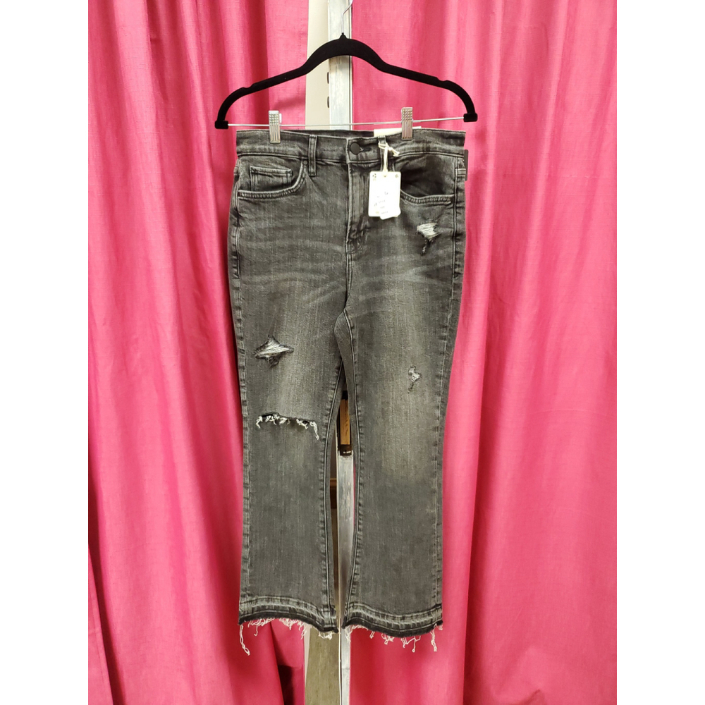 A.N.A High Rise Cropped Flare. Black Jeans. Size 8. RS 6